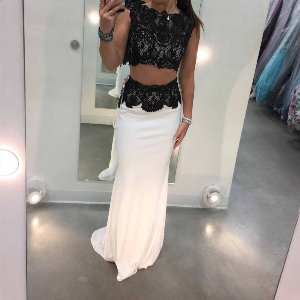 Faviana 2 Piece Prom Dress